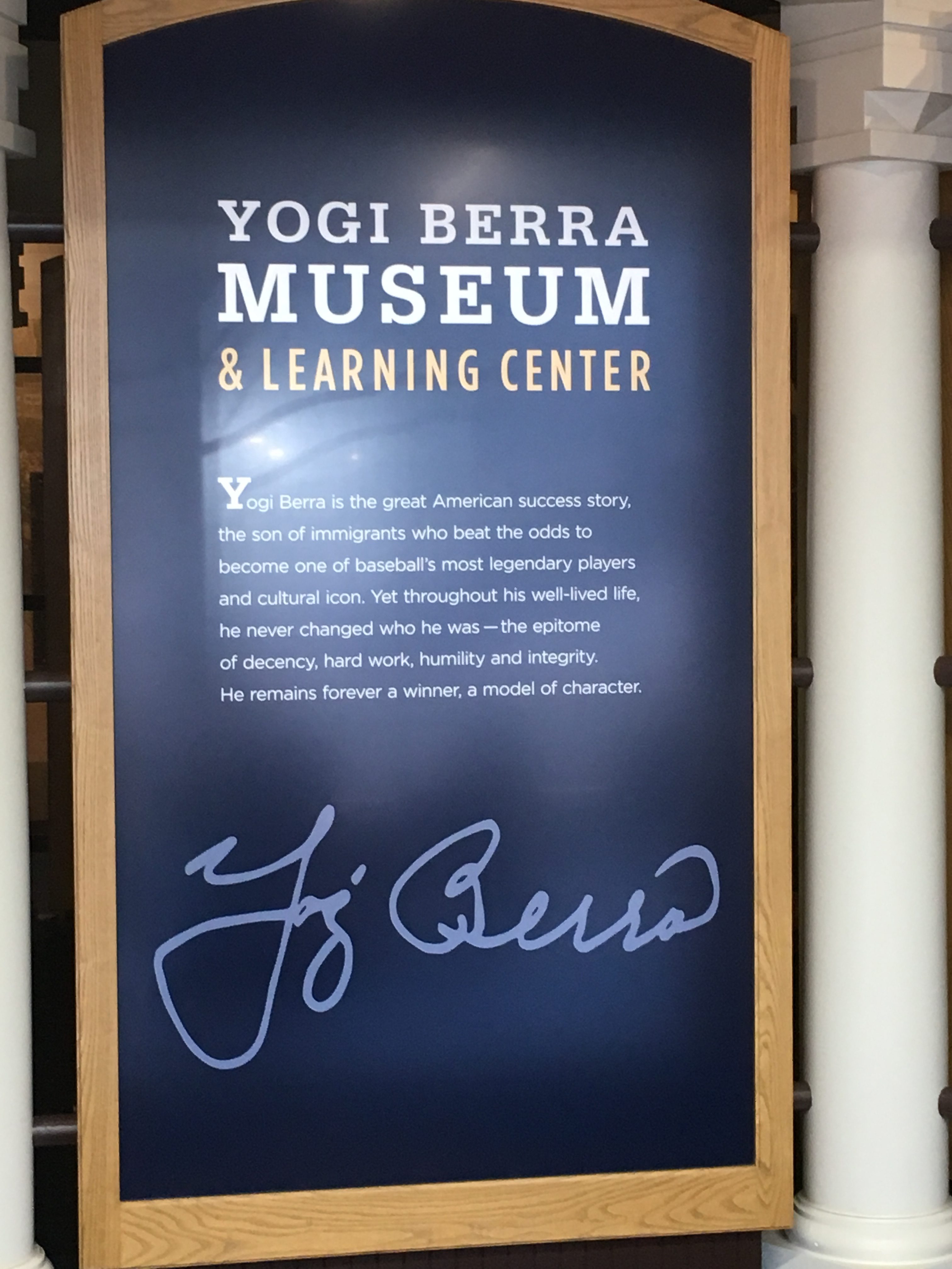 Yogi Berra Baseball Museum & Learning Center – The Writing Initiative